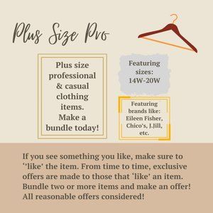Plus Size Pro's Closet